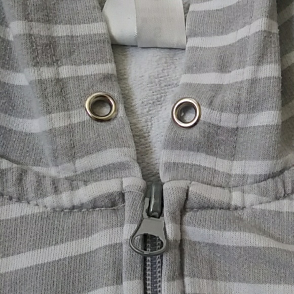 Gray Striped Jacket - Picture 2 of 3